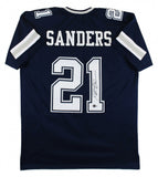 Deion Sanders Signed Dallas Cowboys Jersey (Beckett) 8xPro Bowl Defensive Back