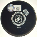 Jari Kurri Signed Edmonton Oilers Logo Puck Inscribed "HOF 2001" (Schwartz COA)