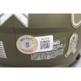 Steve Largent Autographed Seattle Seahawks 2022 STS Mini Helmet Beckett 53641