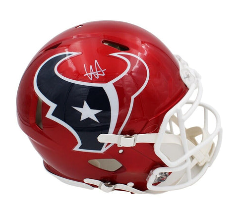 Will Anderson Signed Houston Texans Speed Authentic Flash NFL Helmet