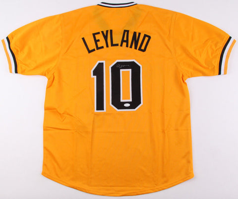 Jim Leyland Signed Pirates Jersey (JSA COA) Pittsburgh Manager (1986-1996)