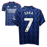 Bukayo Saka Signed Arsenal Away Soccer Jersey #7 with Beckett COA