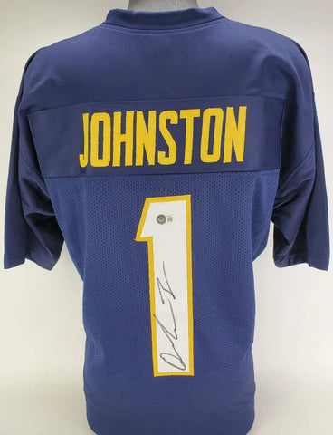 Quentin Johnston Signed San Diego Chargers Jersey (Beckett) 2023 1st Round Pick