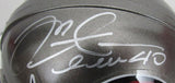 Mike Alstott Signed/Autographed Buccaneers Mini Football Helmet JSA 213136