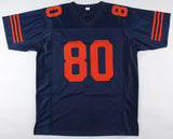 Trey Burton Signed Chicago Bears Color Rush Jersey (Beckett COA) Tight End