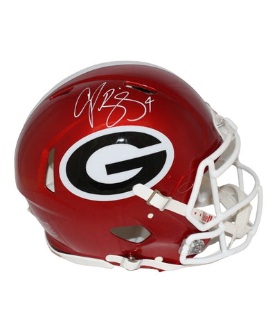 Champ Bailey Signed Georgia Bulldogs Authentic Flash Helmet Beckett 41207