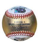 Nolan Arenado Autographed White Gold Baseball STL Cardinals Fanatics 41149