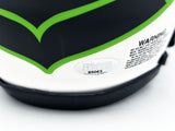 ERNEST JONES IV AUTOGRAPHED SEAHAWKS LUNAR ECLIPSE WHITE MINI HELMET MCS 242555
