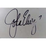 John Elway Autographed/Signed NFL Logo Football Beckett Authentication 50039