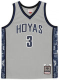 Allen Iverson Georgetown Hoyas Autographed Grey Replica Jersey