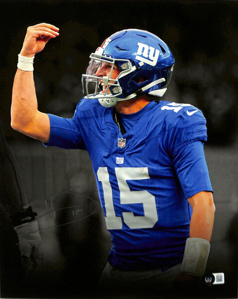 Tommy DeVito Autographed/signed 11X14 Photo NY Giants Beckett 184861