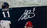 A.J. Brown Autographed Eagles 8x10 Super Bowl TD Photo-Beckett W Hologram *White