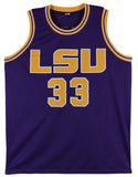 LSU Shaquille O'Neal Authentic Signed Purple Pro Style Jersey BAS Witnessed 2