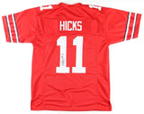 C. J. Hicks Signed Ohio State Buckeyes Jersey (JSA COA) 2024 National Champ L.B.