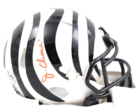 Ja'Marr Chase Signed Bengals Alternate Speed Mini Helmet -Becket W Holo *Orange