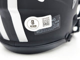 DEZ BRYANT AUTOGRAPHED COWBOYS ECLIPSE BLACK SPEED MINI HELMET BECKETT 230221