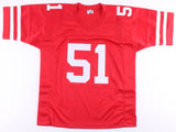 Randy Cross Signed San Francisco 49ers Jersey (Tennzone COA) 3xPro Bowl Center