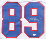 Mark Bavaro Signed New York Giants White Jersey (JSA) 2xSuper Bowl Champion T.E.