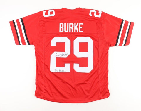 Denzel Burke Signed Ohio State Buckeyes Jersey Inscribed Go Bucks! (JSA) Jr. DB