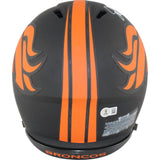 John Elway Autographed Denver Broncos Authentic Eclipse Helmet Beckett 50220
