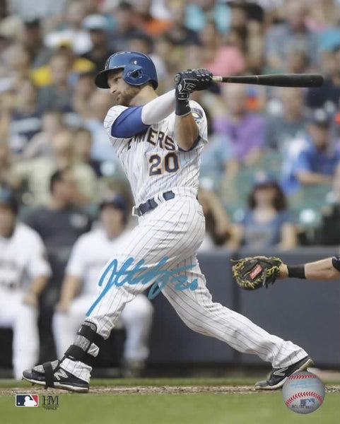 JONATHAN LUCROY - Milwaukee Brewers All Star Catcher - Signed 8x10 Photo #2 AUTO