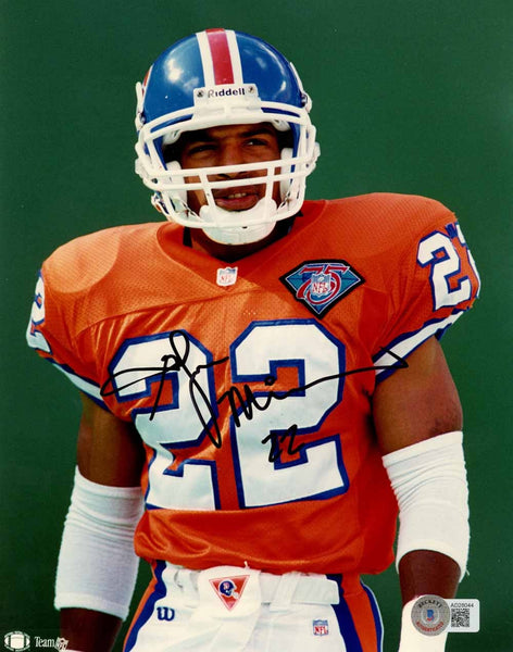 Glyn Milburn Autographed Denver Broncos 8x10 Photo Beckett 51082