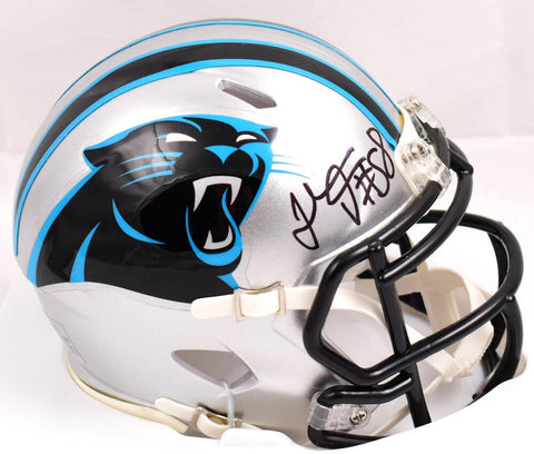 Thomas Davis Autographed Carolina Panthers Speed Mini Helmet- Prova *Black