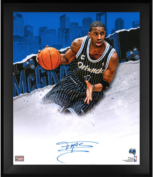 Tracy McGrady Orlando Magic Framed Autographed 20" x 24" In-Focus Photograph