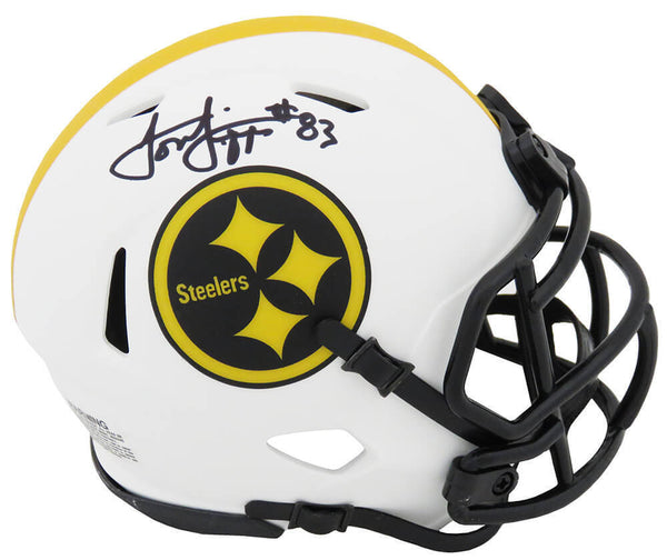 Louis Lipps Signed Pittsburgh Steelers Lunar Riddell Speed Mini Helmet -(SS COA)
