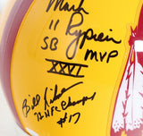 Washington Redskins Quarterback Legends Autographed Replica Helmet JSA LOA