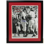 Tom Seaver Signed Cincinnati Reds Framed 16x20 B&W 3000th K MLB Photo