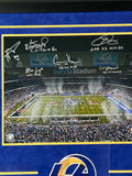 LA Rams Super Bowl LVI Celebration 16x20 Photo -- 6 Signatures | LE Fanatics COA