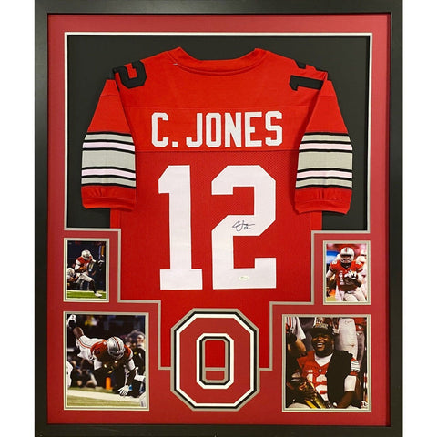 Cardale Jones Autographed Signed Framed Ohio State Jersey JSA