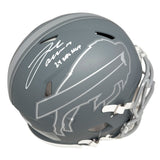 Josh Allen Buffalo Bills Signed 2024 NFL MVP Riddell Slate Authentic Helmet BAS