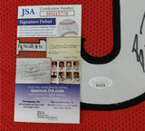 Broderick Jones Signed Georgia Bulldogs Jersey (JSA COA) Steeler 2023 1st Rnd Pk