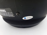 TYREEK HILL AUTOGRAPHED CHIEFS ECLIPSE BLACK FULL SIZE HELMET BECKETT 185952