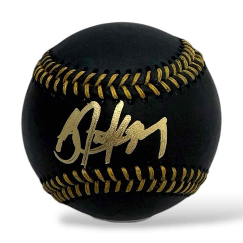 Bo Jackson Autographed SIGNED Black Baseball with Display Case - Gold - Beckett