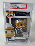 Justin Herbert Autographed LA Chargers Funko POP! Figure PSA GEM MT 10 AUTO