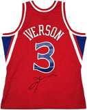 76ERS ALLEN IVERSON AUTOGRAPHED MITCHELL & NESS 1996-97 JERSEY L BECKETT 245737