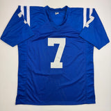 Autographed/Signed Jacoby Brissett Indianapolis Football Jersey JSA COA
