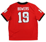 Brock Bowers Signed Georgia Bulldogs Nike Game Red NCAA Jersey
