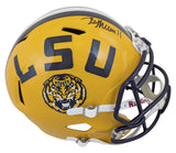LSU Brian Thomas Jr. Authentic Signed Full Size Speed Rep Helmet Fanatics