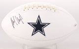 Michael Gallup Signed Dallas Cowboys Logo Football (TriStar) 2018 3rd Round Pick