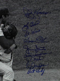 1969 Mets Multi-Signed Unframed 16x20 MLB Photo 21 Sigs- Tom Seaver, Yogi Berra