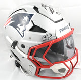 Rob Gronkowski Autographed New England Patriots F/S Axiom Helmet- Beckett W Holo