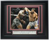 Dominick The Devastator Reyes Signed Framed 8x10 Photo PSA/DNA Hologram