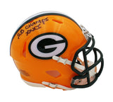 Earl Dotson Signed Green Bay Packers Speed NFL Mini Helmet with Inscription