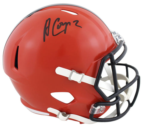 Browns Amari Cooper Authentic Signed Full Size Speed Rep Helmet BAS Witnessed