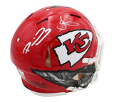 Patrick Mahomes & Tyreek Hill Signed Kansas City Chiefs Speed Auth Ripped Helmet