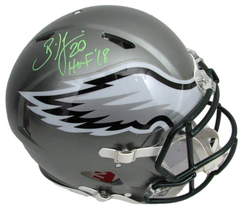 Brian Dawkins Autographed/Inscr Full Size Flash Authentic Helmet Eagles PSA/DNA